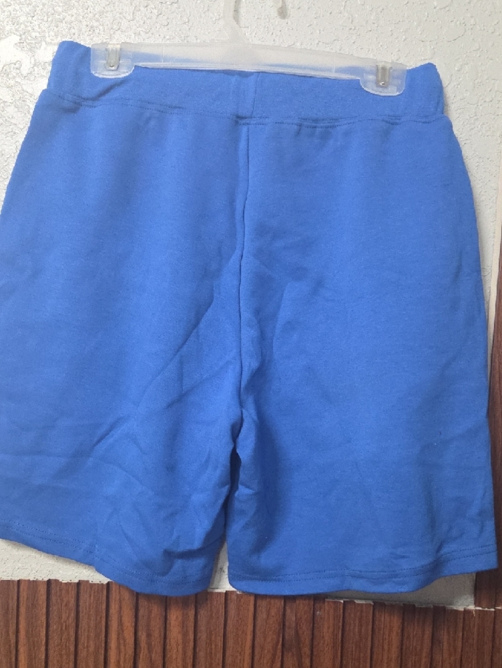 Blue 'SACRIFICE' Athletic Men’s Drawstring Shorts - Picture 4 of 5